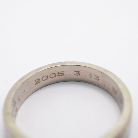 Cartier Ring Happy Birthday K18WG White Gold #55 Men's Women's - Picture 5 of 9